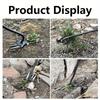 Portable Manual Hoe Weeding Puller Manual Small Hoe Gardening Tool Lawn Root Remover For Gardening Outdoor Digging Tool