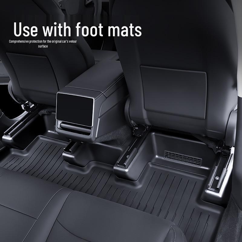 Compatible Under-Seat Full Coverage Kick Protectors for 25 Tesla Model Y/YL Variants