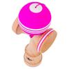 KENDAMA USA Kaizen Kendama Jet Form Dreifach geteilt Verbessertes Kendama Dreifach geteilt JET Form (Pink und Weiß)