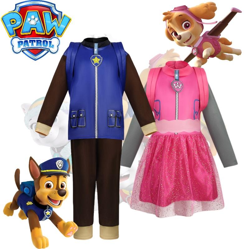 Hunde Paw Patrol Cosplay Kostüm für Kinder Perfekt für Partys und Rollenspiele