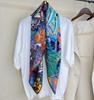 Spring And Summer Simple Silk Scarves Send Gifts Silk Silk Women'S Printed Mulberry Silk Beach Scarves Shawl Scarves