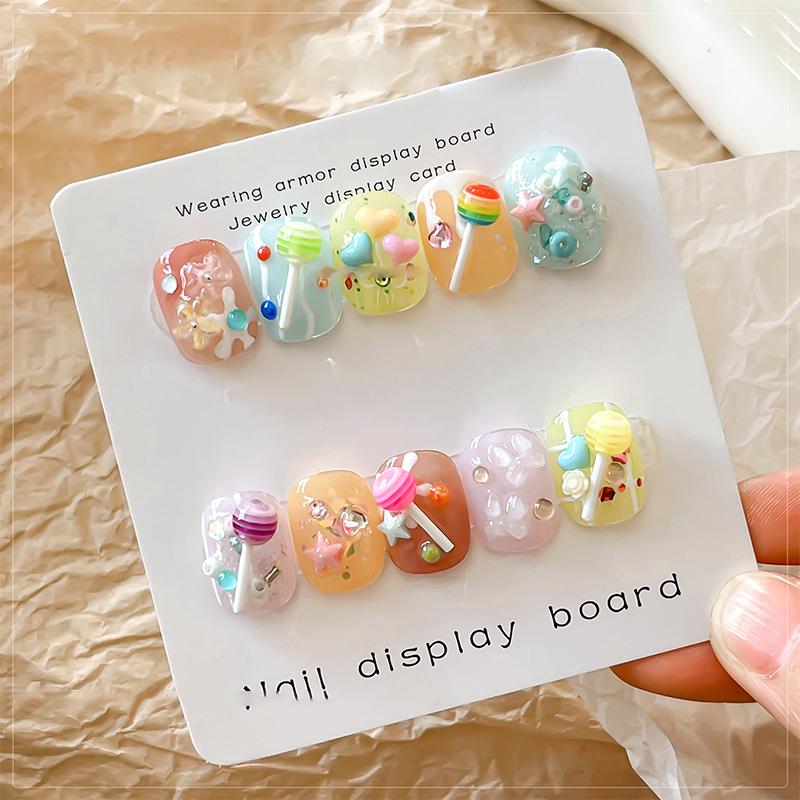 6 Grid Colorful Love Rose Resin Nail Art Charms Nail Bow Flakes Sequins Decoration Manicure Accessories Nail Salon Supply Diy