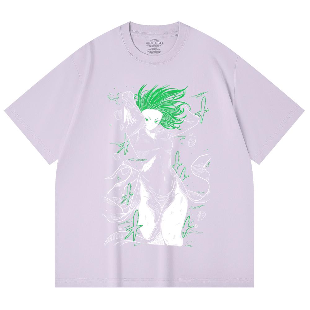230 Gsm 100% Cotton One Punch Man V5 Tatsumaki Print Unisex Heavy Cotton T Shirt
