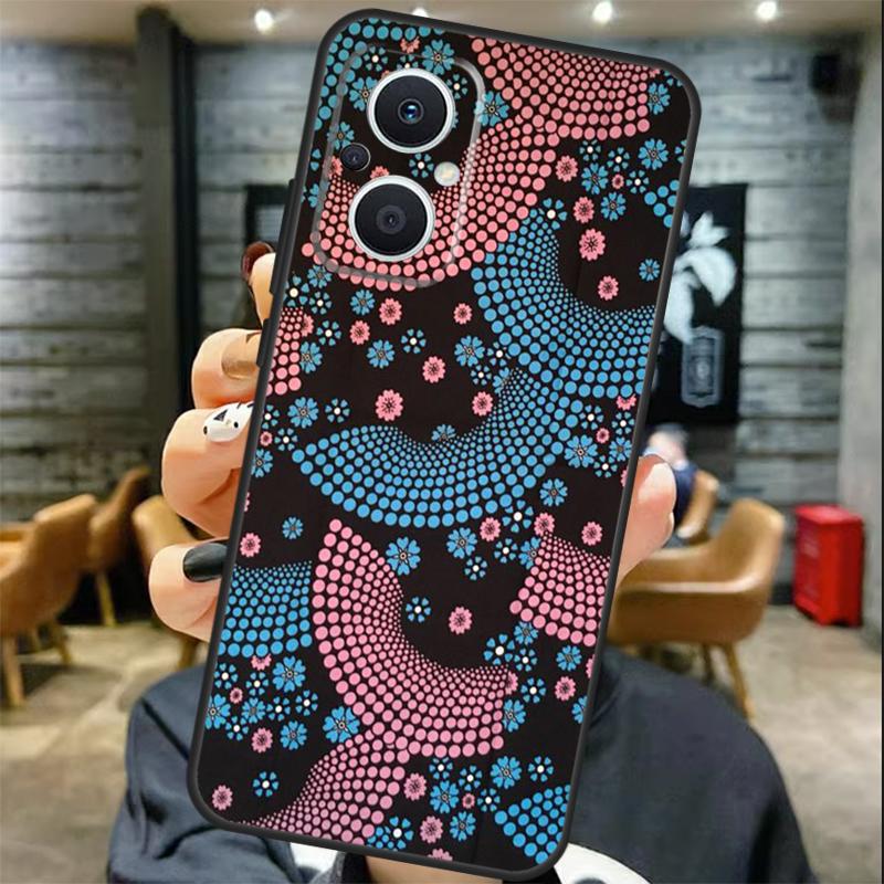 African Style Fabric Print Case For OPPO Reno 11 11F 13 12 F 8T 7 8 10 Pro OPPO Find X8 X6 Pro X3 X5 Lite Cover Coque