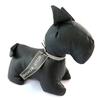 Les Trésors De Lily [N4269] - 'Scottish' Black and White Doorstop Plush Toy (rhinestones) - 30x26x10 Cm