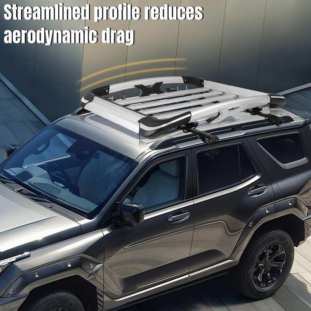 Auto Aluminum Luggage Car Roof Racks with Cross Bars Universal Roof Rack for 4 X 4/SUV/Pickup Truck Other Auto Carscustomes