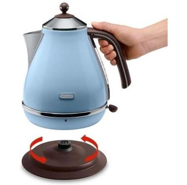 Electric Kettle De'Longhi Icona KBOV2001.AZ Blue