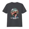 Burt Bacharach Friends Themed T Shirt Retro Art Design with Iconic Faces Nature Elements vintage Washed Versatile