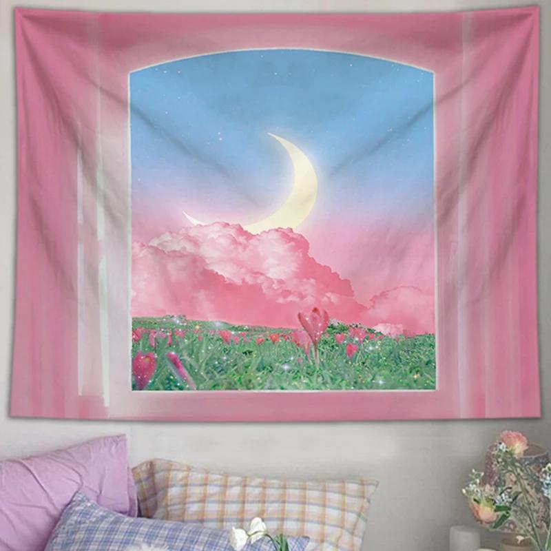 Ashou Aesthetic Background Pattern Tapestry Wall Hanging Decoration Home Art Room