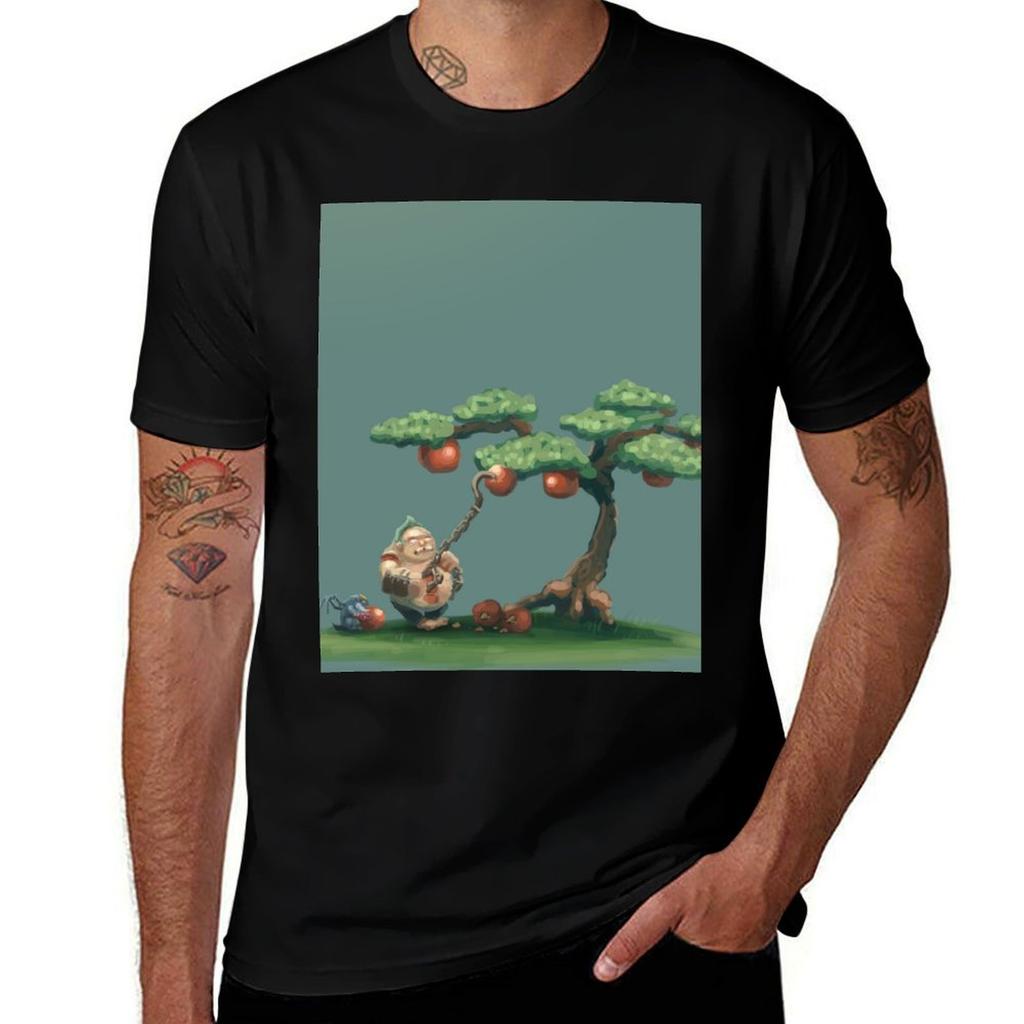Pudgedota 2 Tshirt Simple Casual Short Sleeve Cotton Tshirt