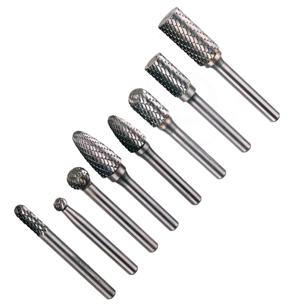 Zestaw 8Szt Frezow Widiowych Do Metalu Trzpien 6Mm Spawy Korozja