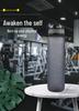 1000ml Large Capacity Tritan Sports Water Bottle with Handle for Fruit Tea