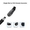 8Pcs/ USB Adapter Cable Line Multifunctional 5.5x2.1mm Female Socket Coverter Connector for Electric Hair S