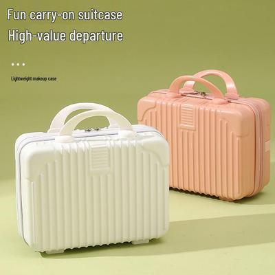 Customized Mini Handbag: Small Suitcase & Makeup Case with Combination Lock for Travel