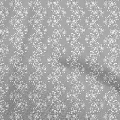 Tissu Gris Coton Flex Tissu Bloc Asiatique Pour Couture Tissu d'Artisanat Imprimé Au Mètre 40 Pouces