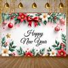 New Year Event Banner Gold Star Accent Holiday Party Banner Happy New Year Banner Pink Background For New Year Party Holiday