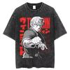Vinland Saga Manga T Shirt For Men Women Tshirt Washed Cotton Tshirt Clothing Summer Short Sleeve Oneck Tees Streetwear Top