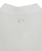 Emelbi Women'S Basic Slim Fit Crop Open Collar T-Shirt Ny (White)