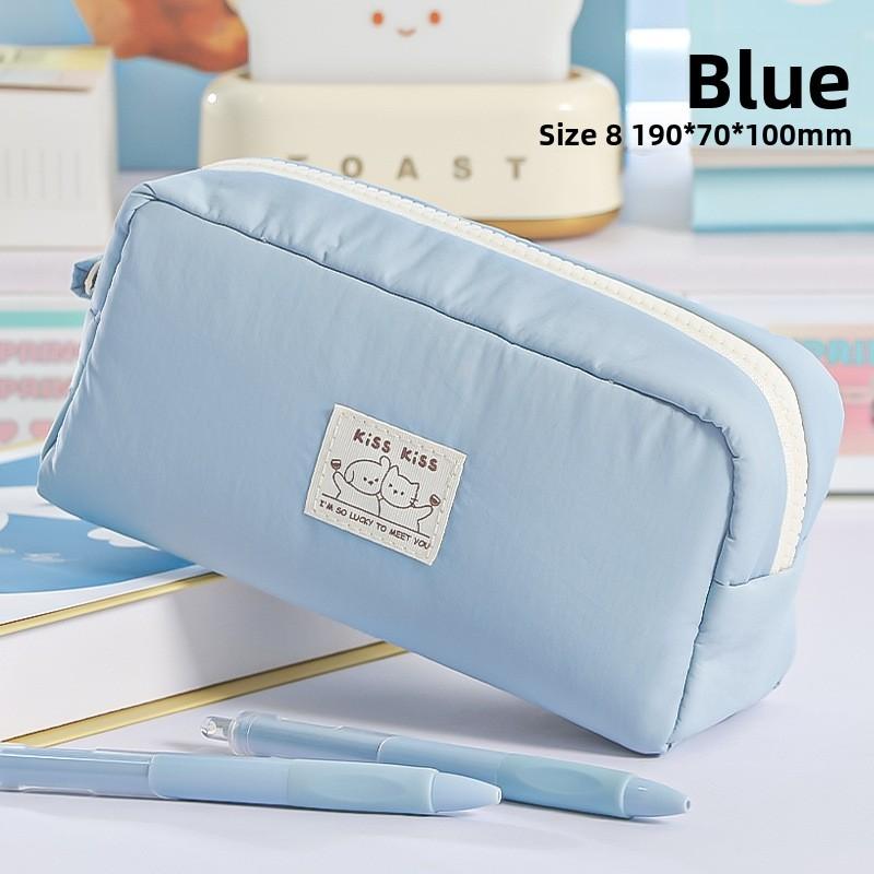 Cotton Colorful Cat Pen Bag With Large Capacity For Students And Office Use