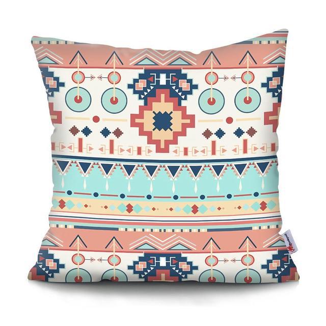 Home Decor Colorful Mandala & Geometric Printed Pillowcases Pattern Cushion Cover Suitable for Sofa Bedroom Car Pillow Cover