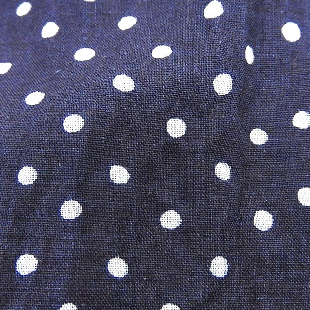 45R Women's indigo polka dot print dress shirt dress 0 7075052 dress 0 IndigoUsed