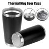 Stainless Steel Sprayed Plastic Vacuum Cup 20 Oz Hot Water Thermos Cup Office Home Car Tea Coffee Thermos