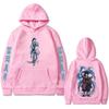 Anime Demon Slayer Water Hashira Tomioka Giyuu Print Hoodie Men Women Cartoon Manga Merch Pullover Oversized Hoodies
