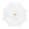 Spitzen-Sonnenschirm Vintage Hochzeits-Brautschirm für Foto Kostümparty-ZubehörS Weiß