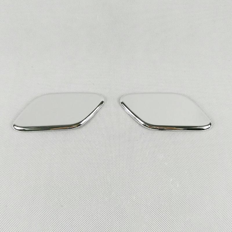 For KIA Sportage 4 QL KX5 2016 2017 2018 ABS Chrome auto accessories Car front Head Decoration patch Cover Trim car styling 2pcs