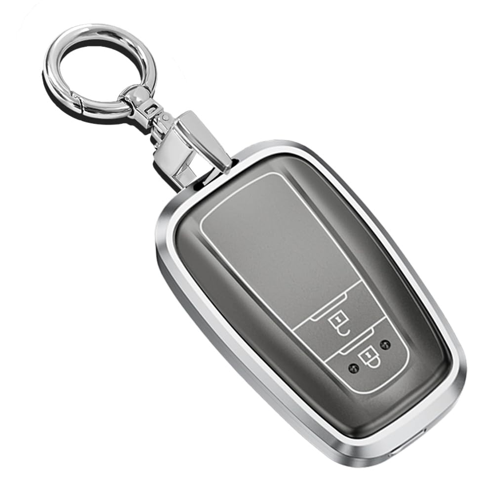 

Toyota Key Case, Key Cover, Key Protection, Toyota, New Crown, RAV4, Camry, Prius, C-HR, Compatible with car genuine серый