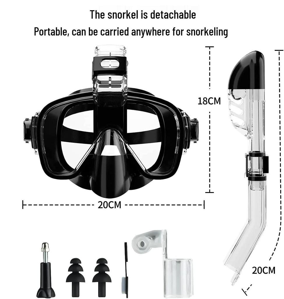 180° Anti-Fog Leak-Proof Snorkeling Mask for Adults & Kids