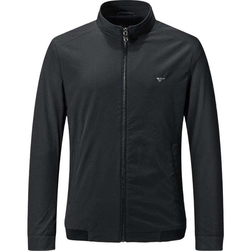 Septwolves Men's Embroidered Stand Collar Jacket
