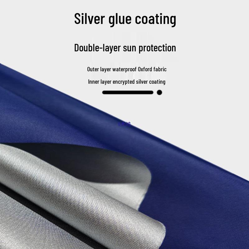 Großer winddichter Sonnenschirm: Gewerbliche Faltmarkise für den Außenbereich zum Sonnenschutz