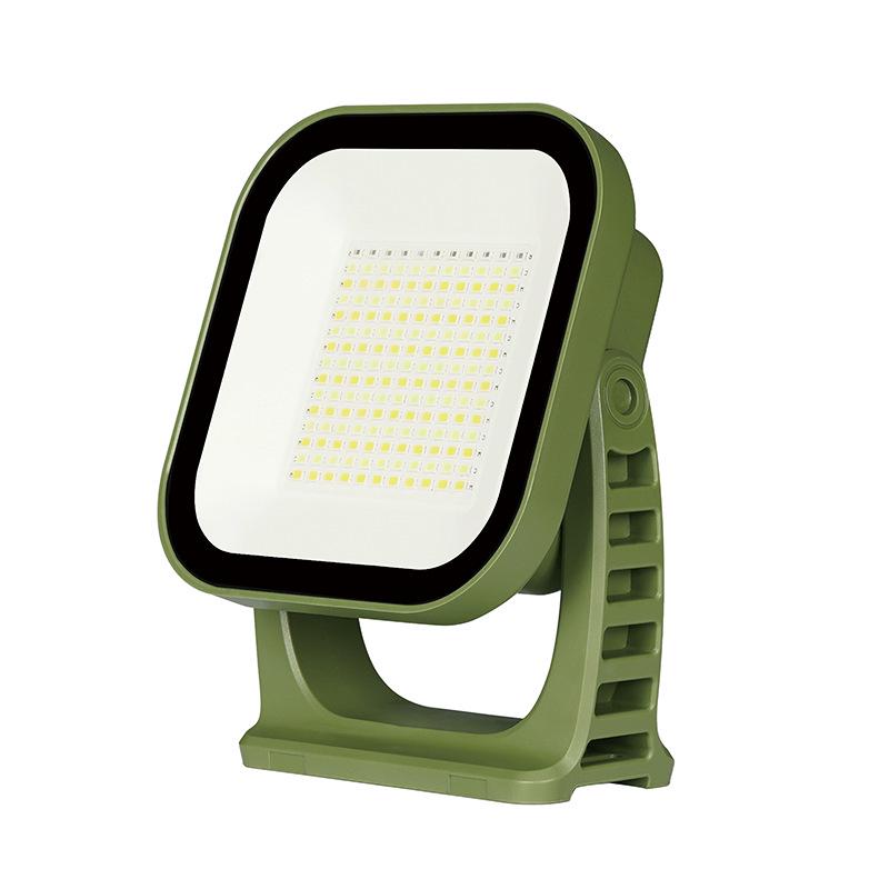 Solar-Powered Camping Lantern with Magnetic Base and Power Bank