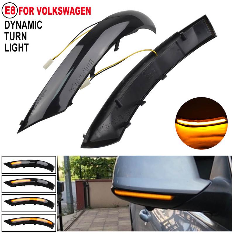 

2 Pieces Car Side Mirror Sequential Light For VW Volkswagen Touareg I MK1 7L 2007 2008 2009 2010 LED Dynamic Turn Signal Lamp