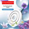 5Pcs Car Air Freshener Refill Round Car Air Vent Clip Fragrance Diffuser Replacement Pad Solid Perfume Fragrance Refill Tablets
