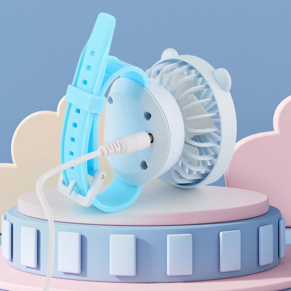 Portable Watch Small Fan Mini Wrist Electric Fan Cute Wristband Fan  Birthday Parties