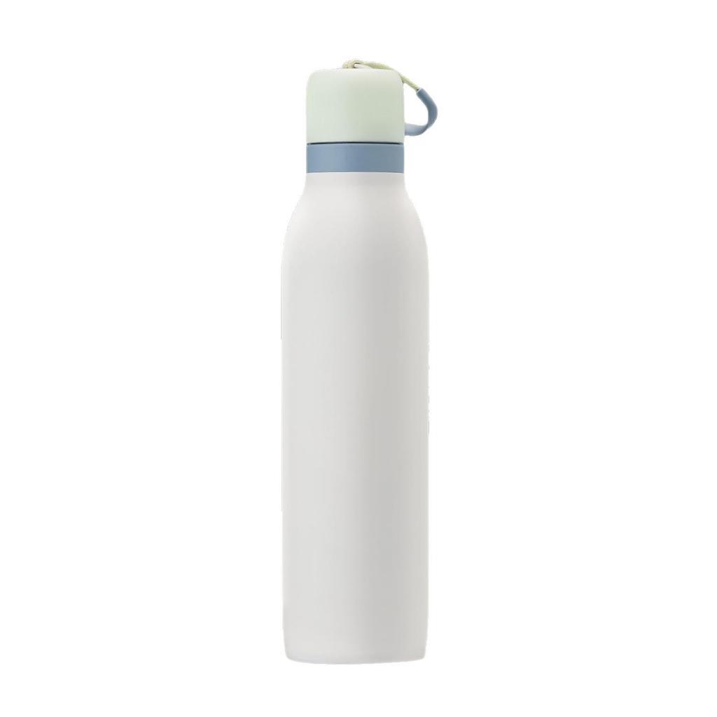 Simple and High-value Stainless Steel Thermos Cup Macaron Color Large-capacity Sports Kettle Outdoor Portable Cup