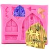 Mushroom House Fairy Tale Silicone Mold for Log Cabin Cakes and Chocolates