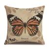 Linen Pillowcase Home Cute Butterfly Sofa Pillowcase Office Nap Pillow