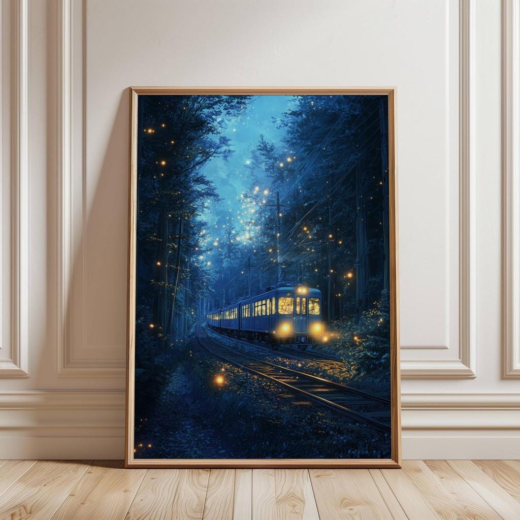 Inspired Japanese Night Street Prints Anime Wall Art Decor Canvas Poster Prints Home Bedroom Living Room Decoration Git Posters