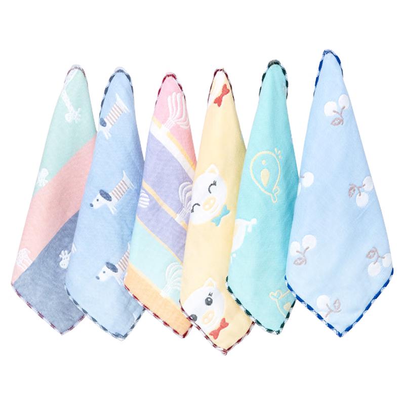 Nanjiren Baby Pure Cotton Jacquard Gauze Multi-Use Towel Set (5-Pack)