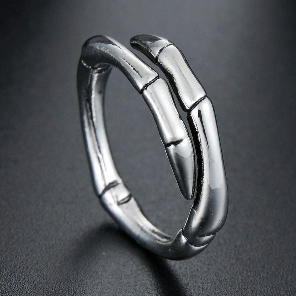 1PC Punk Vintage Black Big Cross Open Ring For Women Party Jewelry Men Trendy Gothic Gold Silver Color Finger Rings Anillo