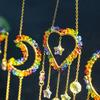 Crystal Rainbow Sun Catcher - Children's Dreamcatcher Pendant for Nursery & Playroom Decor