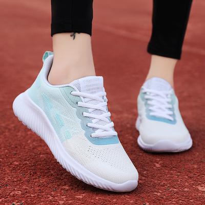 Neue Sommer Fly-woven Sport Damen Schuhe Atmungsaktive Schuhe Dünn Hohl Vielseitig Damen Einzel Schuhe Casual Laufschuhe