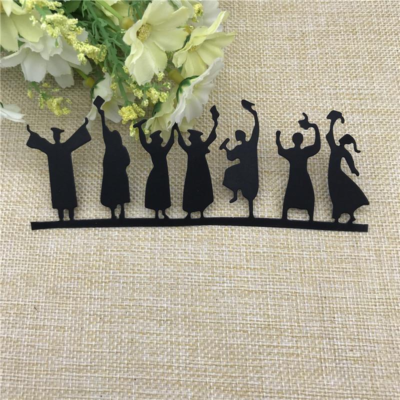 Happy Graduates Metal Cutting Dies Stencils Card Making Decorative Embossing Suit Paper Cards Stamp