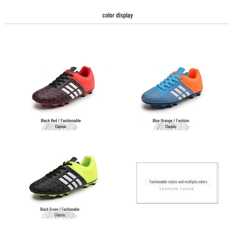 Unisex Football Shoes for Primary & Secondary Students, Teens - Long Studs, Large Sizes, Training & Competition.