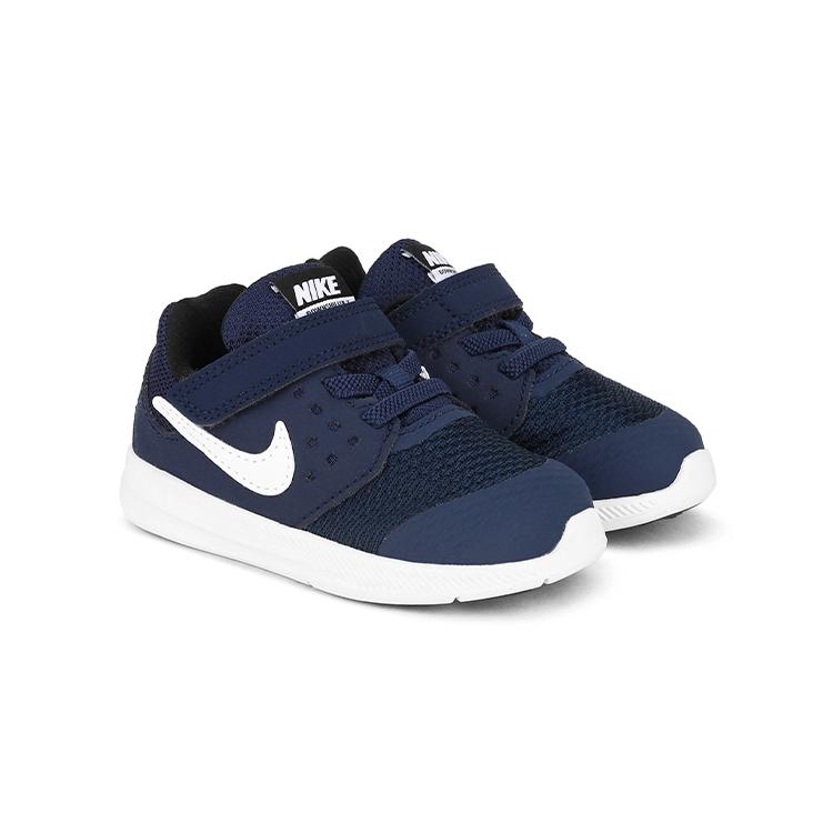 Nike Downshifter 7 Casual Slip Resistant Cushioning Breathable Low top Running Shoes Dark Blue Infant And Toddler 869974-400