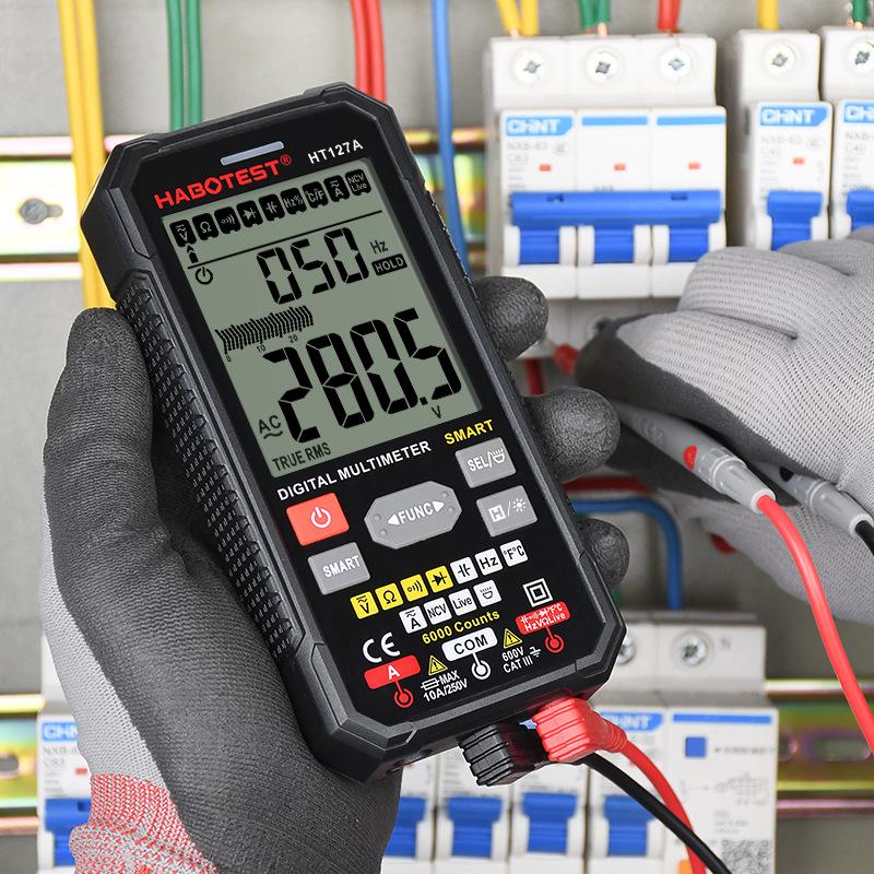 HABOTEST HT126A/B Precision Digital Multimeter - Smart Electrician Anti-Burn Universal Measuring Meter
