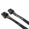 10Pcs 22cm GPU PCIE 8 Pin Female To Dual 2X 8 (6+2) Pin Male Power Adapter Cable